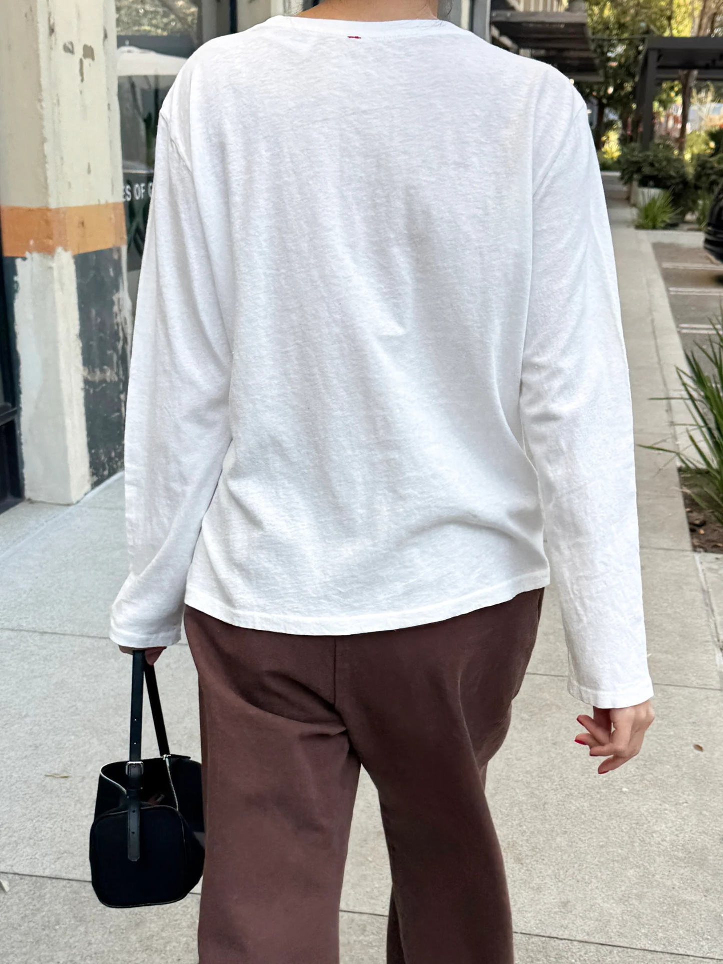 Foundation Long Sleeve Tee | Vintage White