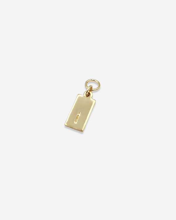 GOLDIE | Hand-Stamped Hoop Charm