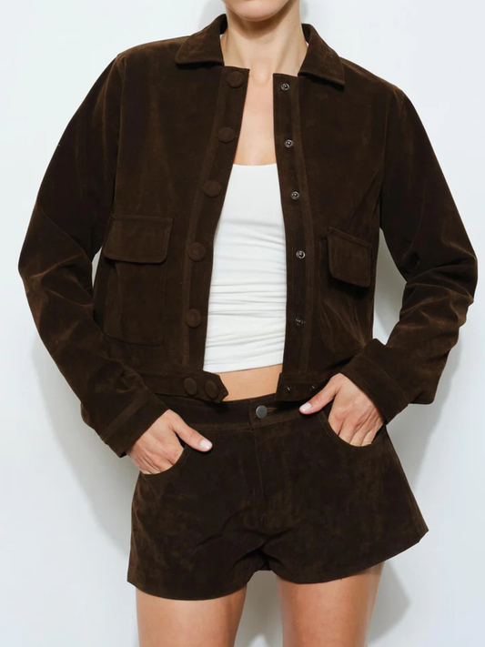 Greta Suede Jacket