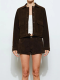 Greta Suede Jacket