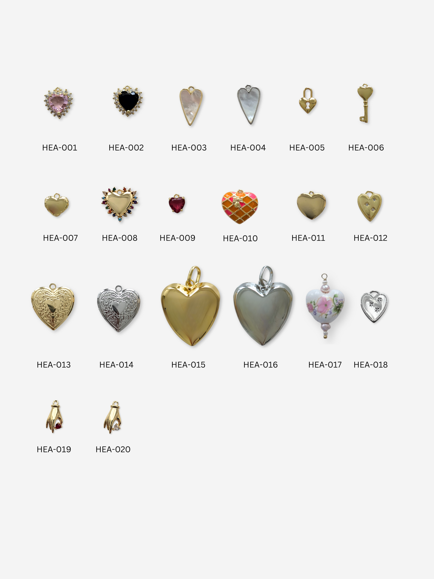 BIJOU BODEGA | Heart Charms