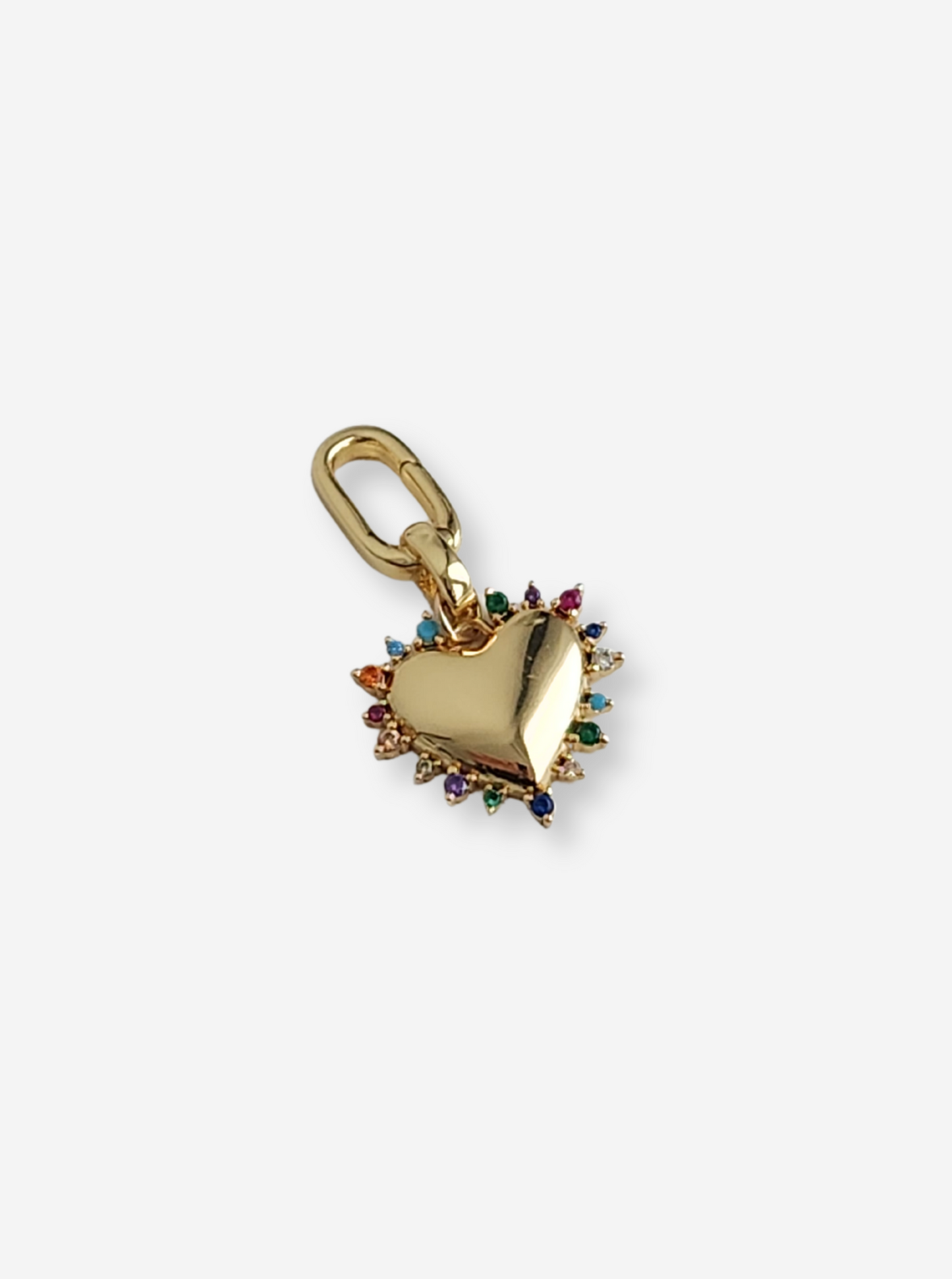 ICON | Puffy Rainbow Heart Pendant