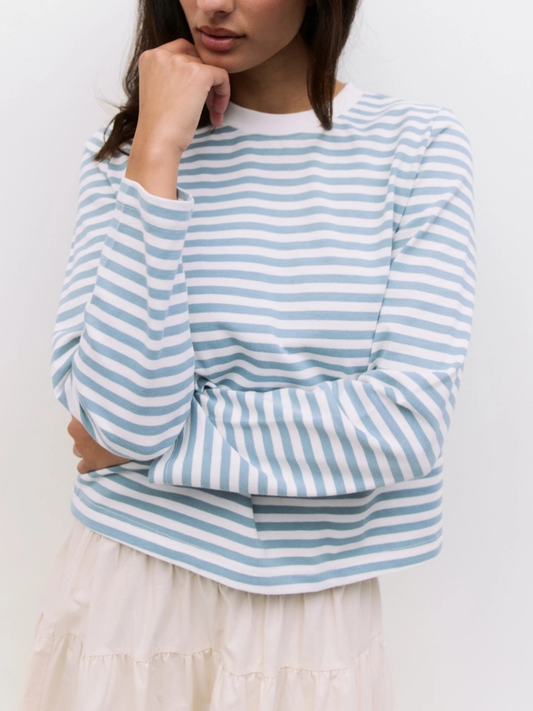 Kathleen Top | Blue White