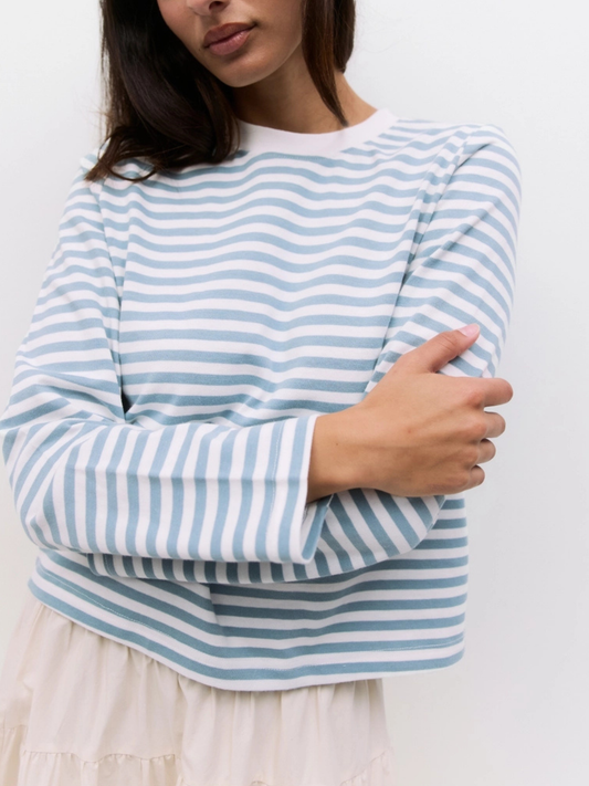 Kathleen Top | Blue White