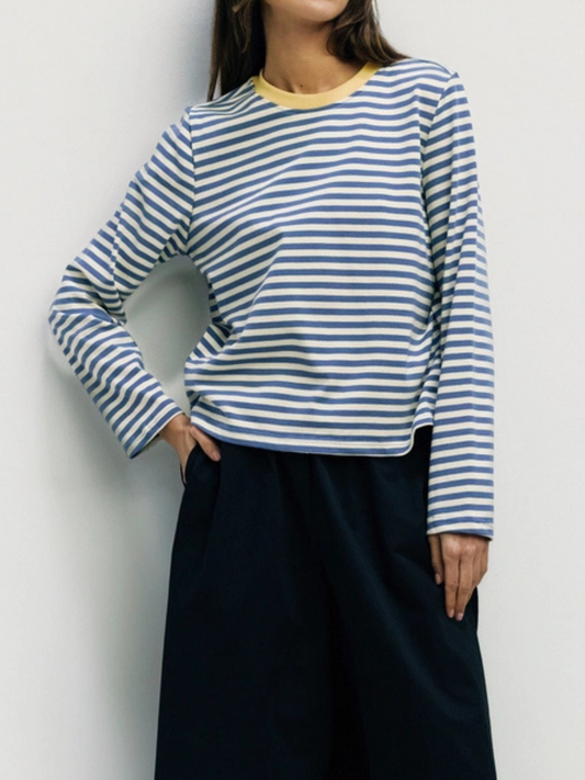 Kathleen Top | Blue Cream