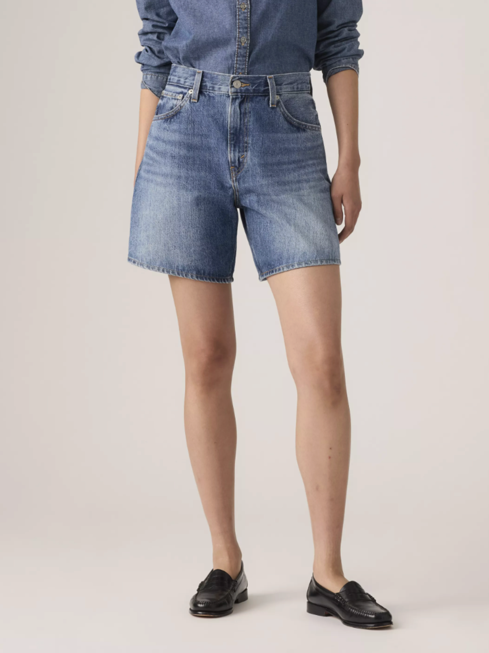 High Rise Baggy Short Worn Memory