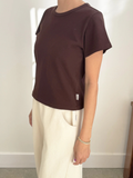 The Little Boy Tee | Dark Cacao