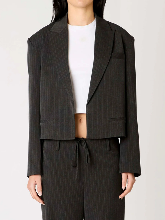 Nerys Blazer | Charcoal