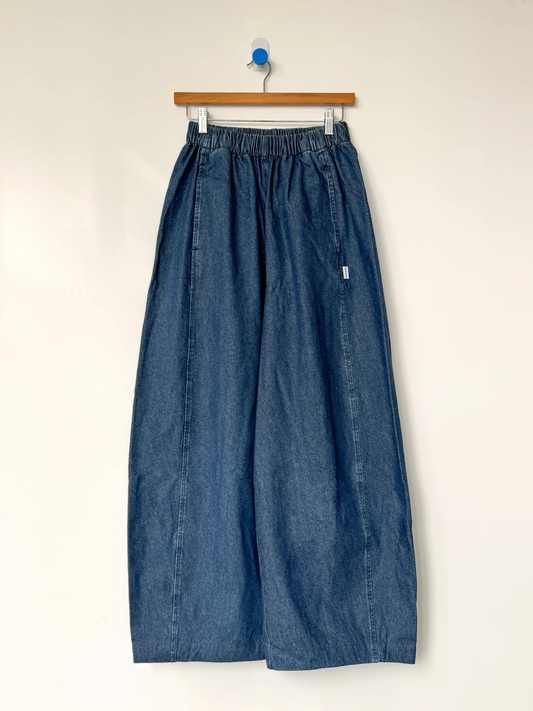 Parachute Pants | Blue Denim