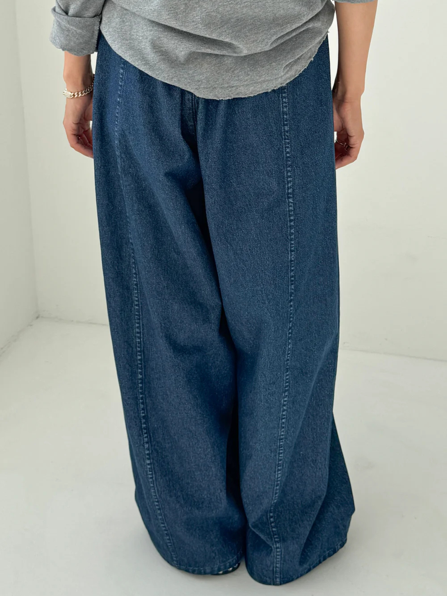 Parachute Pants | Blue Denim