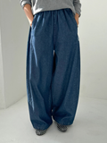Parachute Pants | Blue Denim