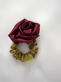 Rosette Scrunchie | Cranberry