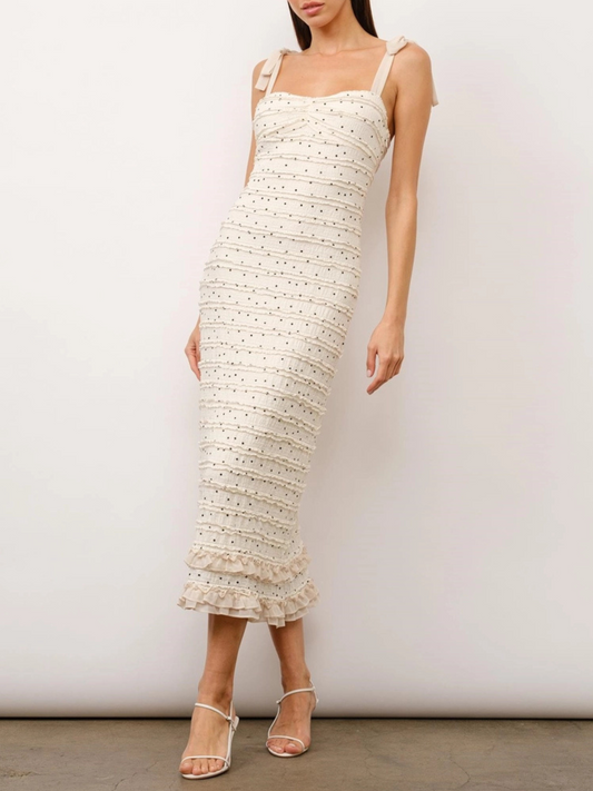 Agnes Polka Dot Maxi Dress