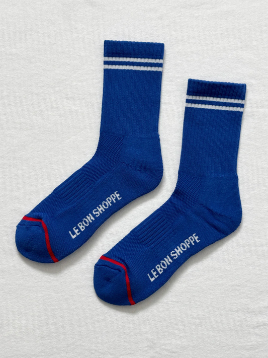 Boyfriend Socks | Cobalt
