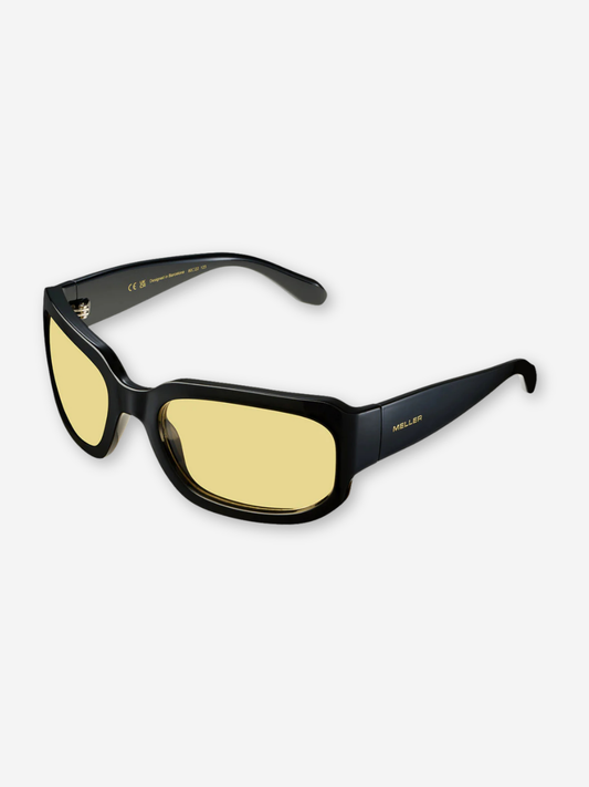 Binta Sunglasses | Black Yellow