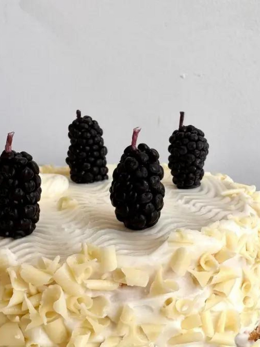 Blackberry Birthday Candles