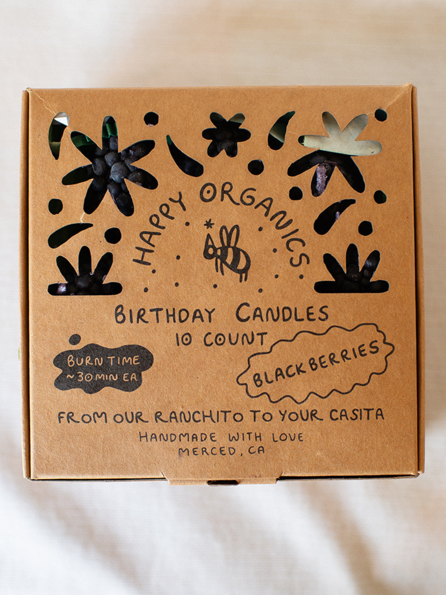 Blackberry Birthday Candles