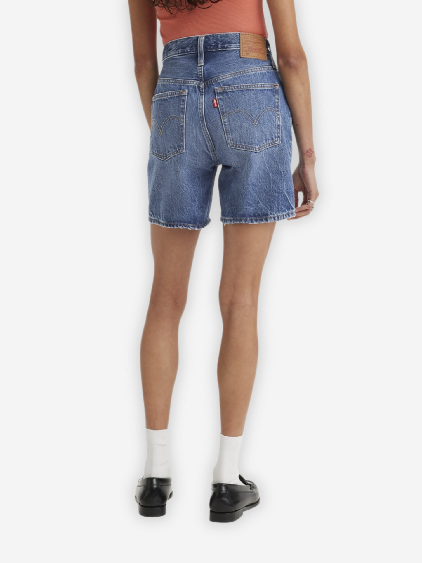 501 Mid Thigh Women's Shorts | Blue Beauty