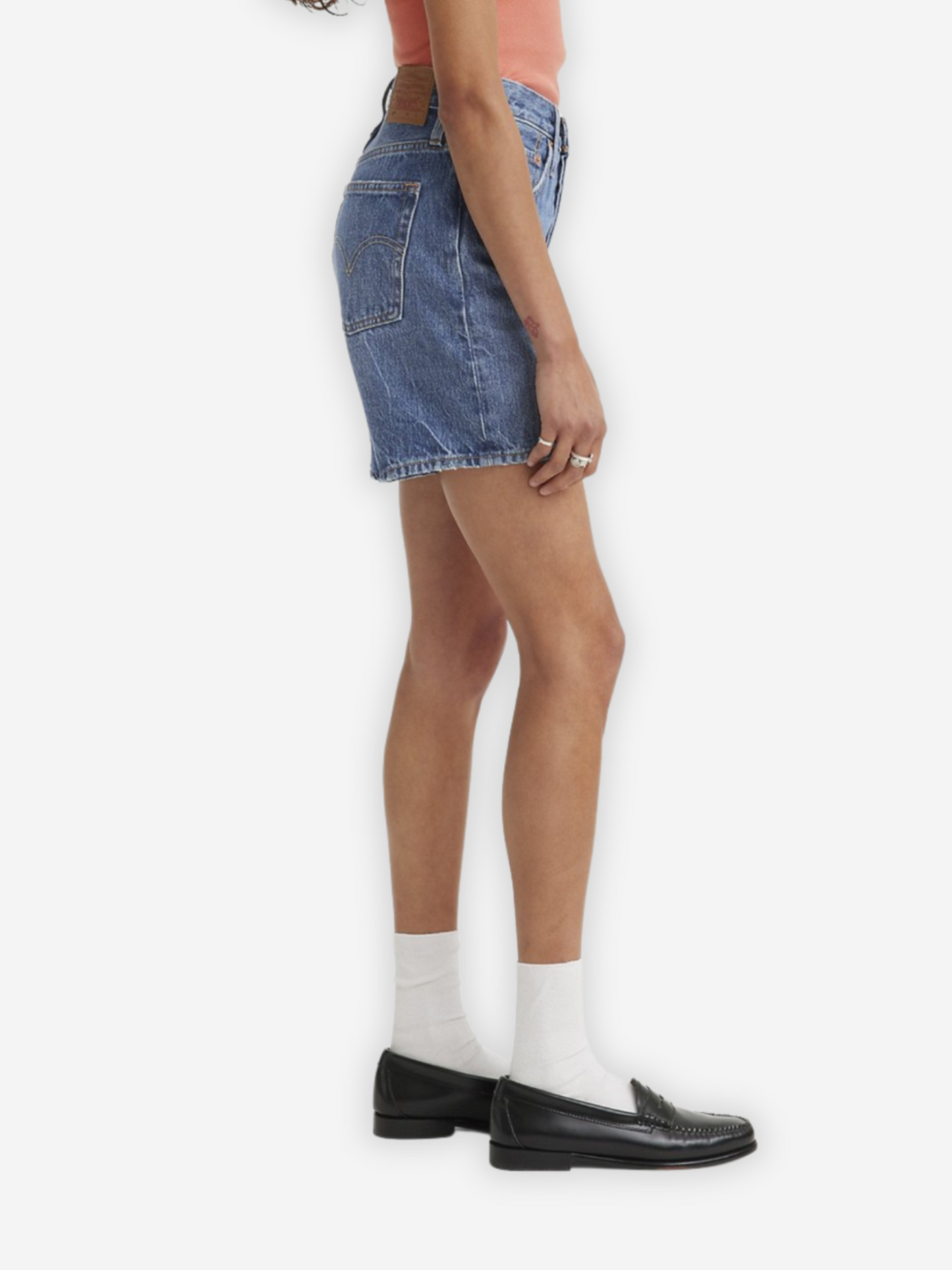 501 Mid Thigh Women's Shorts | Blue Beauty