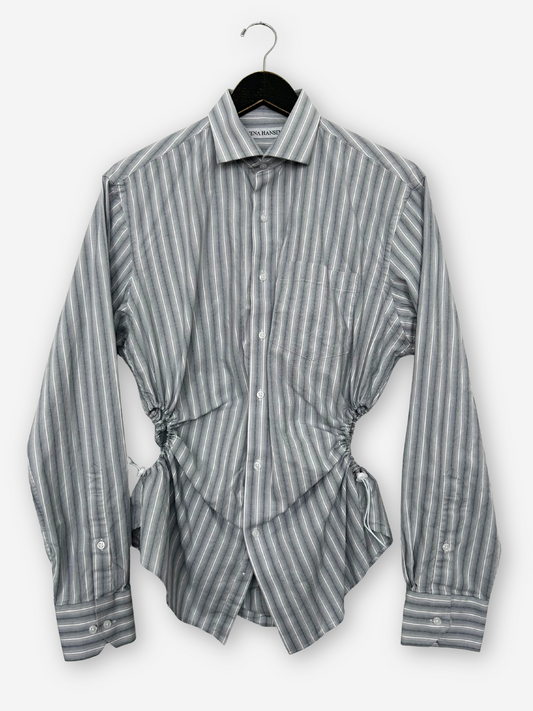 Bungee Shirt | Blue-Grey Stripe (M)