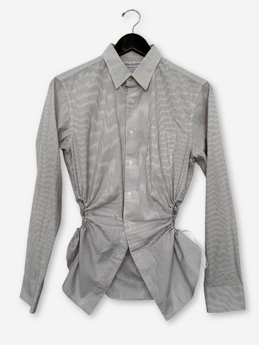 Bungee Shirt | Blue & Red Stripe (S)