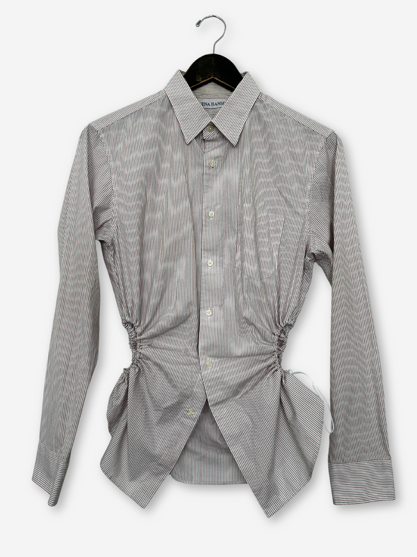 Bungee Shirt | Blue & Red Stripe (S)