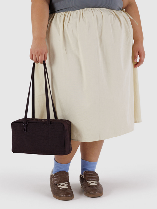Nylon Bowler Bag | Chocolate Plum