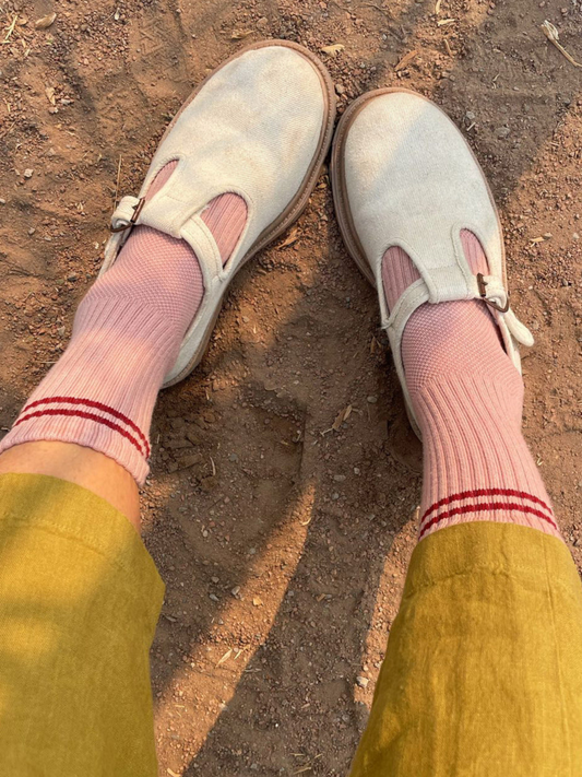 Boyfriend Socks | Vintage Pink