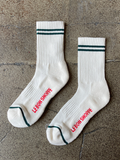 Boyfriend Socks | Parchment