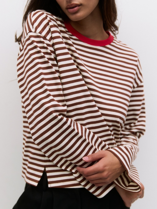 Callahan Top | Brown Ivory