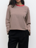 Callahan Top | Brown Ivory