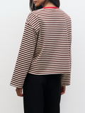 Callahan Top | Brown Ivory