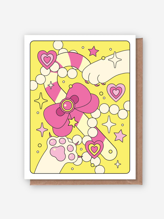 Christmas Candy Cane Card