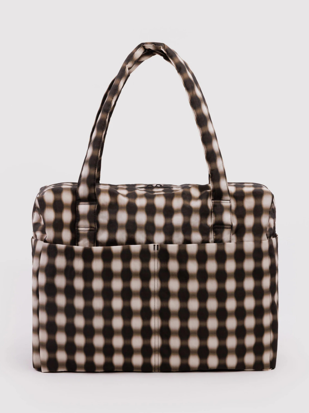Cloud Carry-On | Blurred Gingham Brown