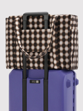 Cloud Carry-On | Blurred Gingham Brown