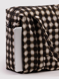 Cloud Carry-On | Blurred Gingham Brown
