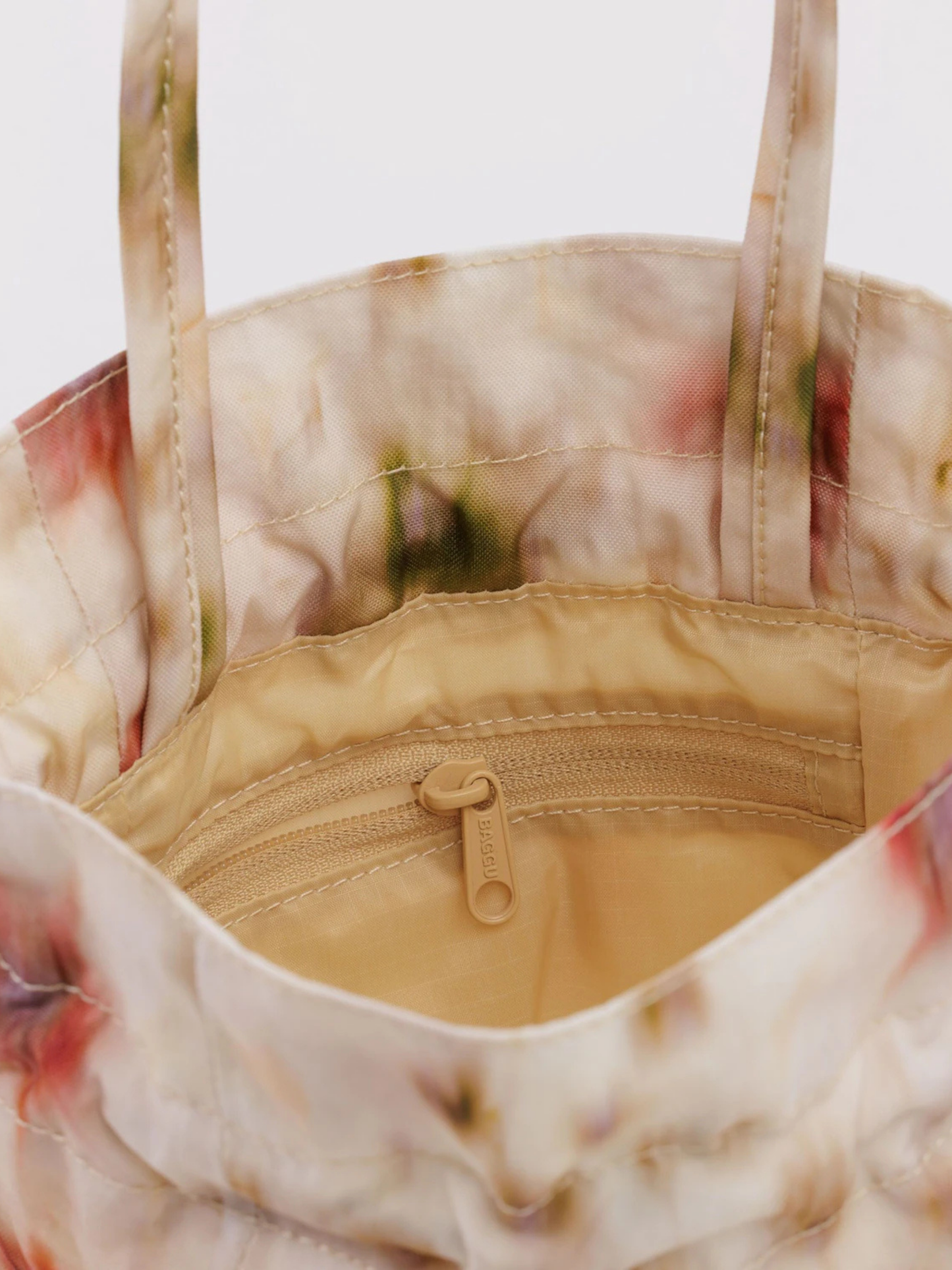 Nylon Drawstring Bag | Abstract Floral