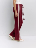 Enzo Pants Burgundy-Cream