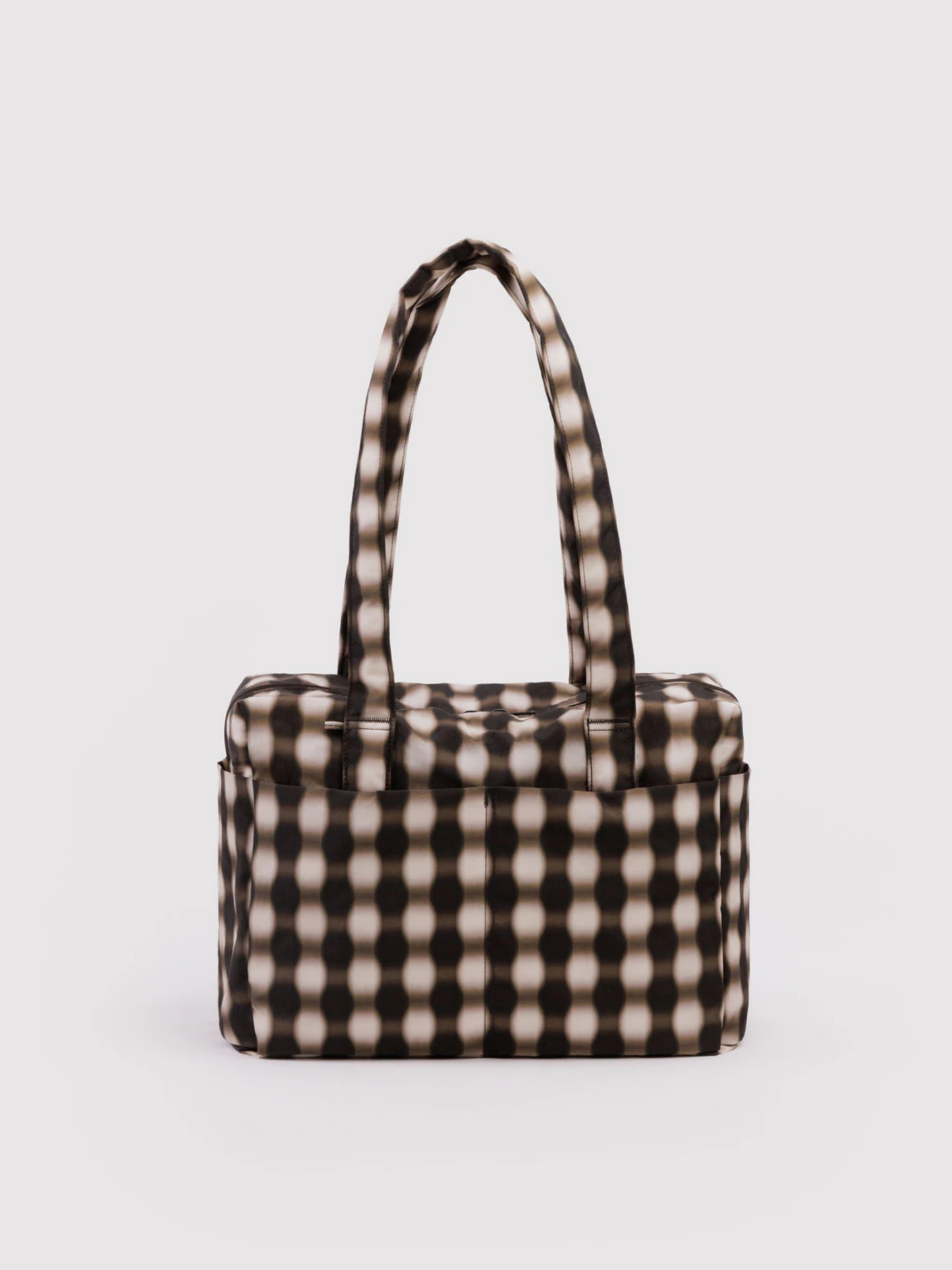 Everyday Cloud Bag | Blurred Gingham Brown