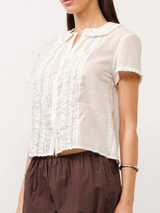 Frances Ruffle Blouse
