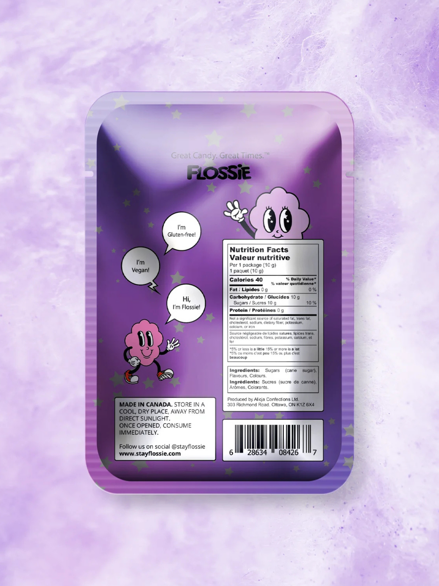 Galaxy Grape Cotton Candy