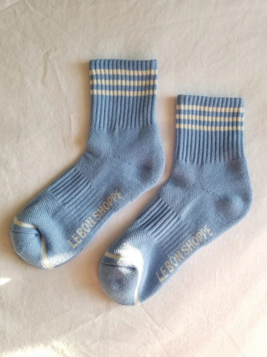 Girlfriend Socks | Parisian Blue