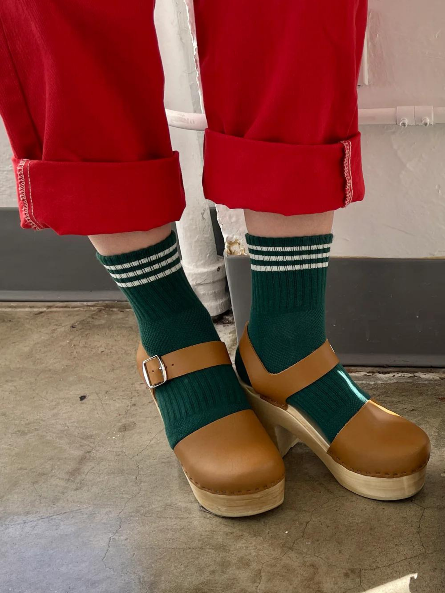 Girlfriend Socks | Hunter Green