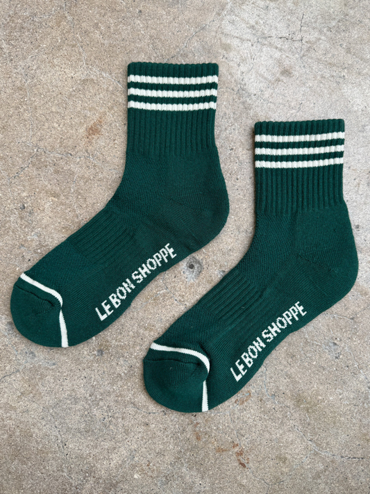 Girlfriend Socks | Hunter Green