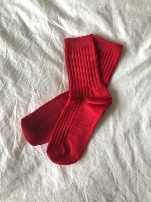 Her Socks | Classic Red