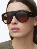 Lira Sunglasses | Black Brown