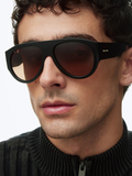 Lira Sunglasses | Black Brown