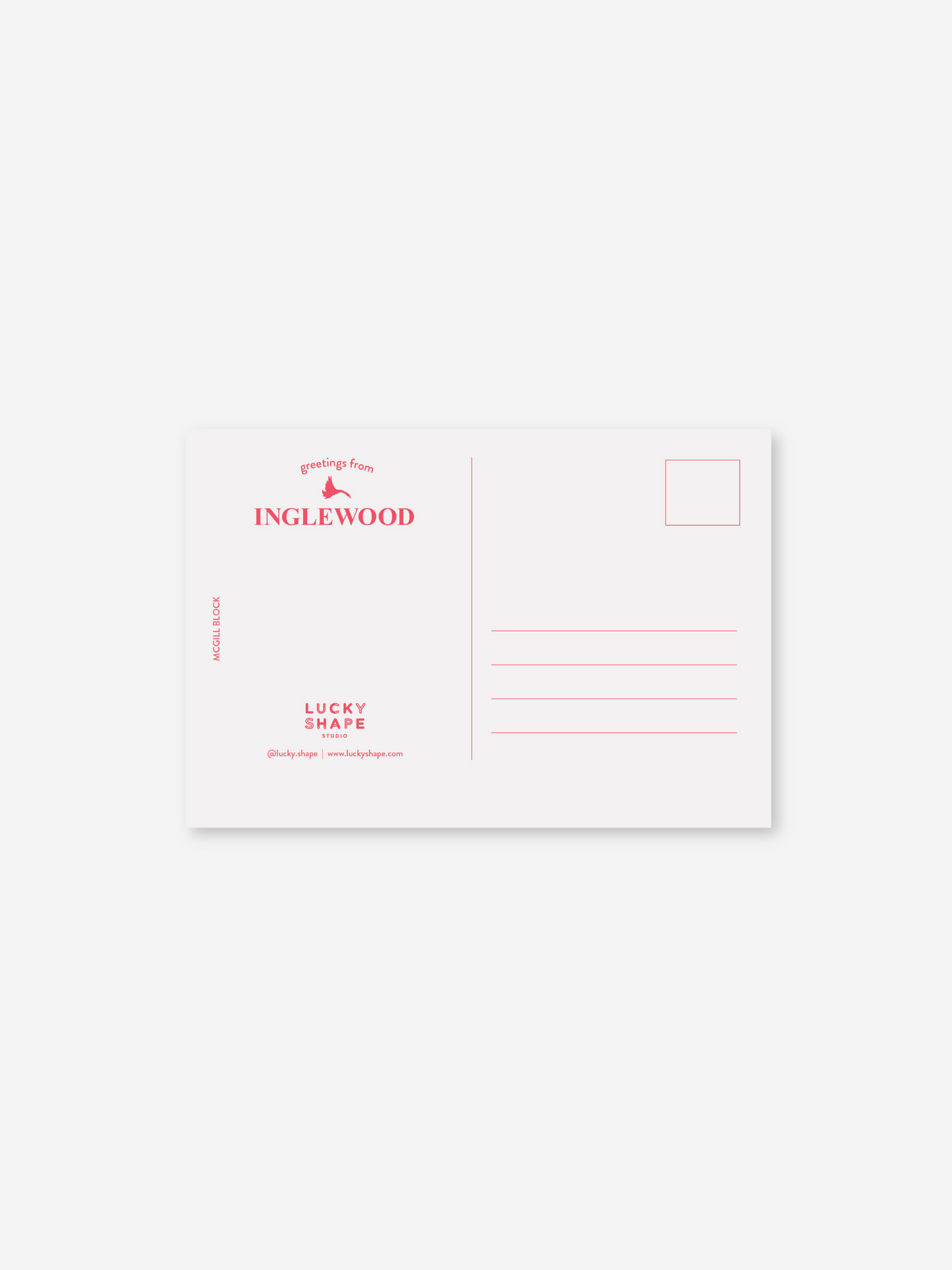 Lucky Shape Postcard | McGill Block