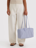 Medium Nylon Bowler Bag | Mist