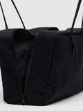 Medium Nylon Bowler Bag | Black